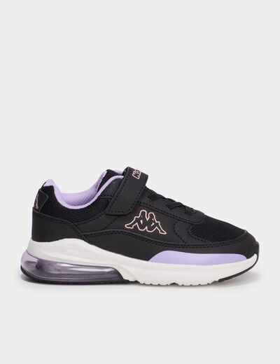 Baskets running &agrave; scratchs Kappa multicolore fille