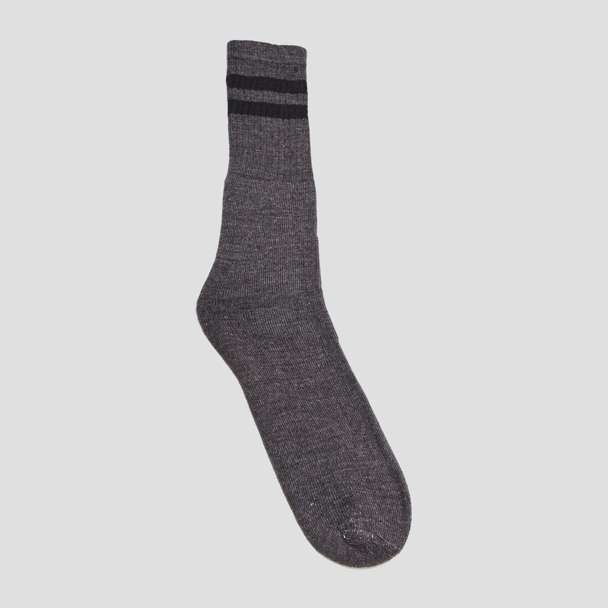Lot 7 paires chaussettes de sport gris homme