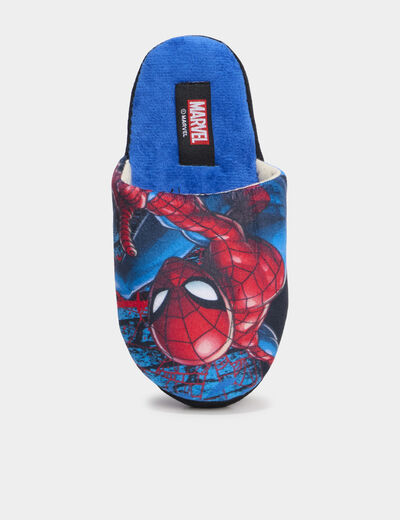 Chaussons mules Spider-Man bleu gar&ccedil;on