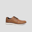 Derbies à lacets marron homme