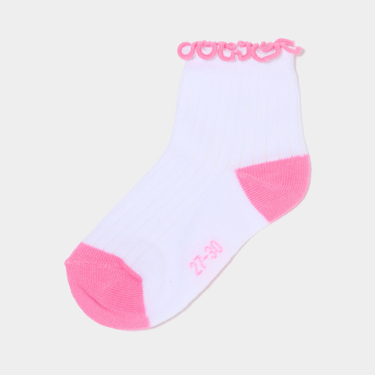 Lot 5 paires socquettes multicolore fille