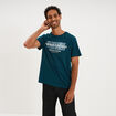 T-shirt manches courtes coton bleu canard homme