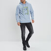Sweat à capuche hoodie Pokémon bleu homme