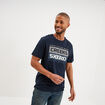 T-shirt manches courtes coton bleu marine homme