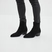Bottines santiags à talons noir femme