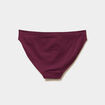 Lot 2 culottes sans couture prune femme