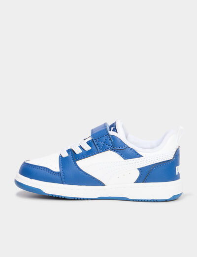 Tennis basses Puma Rebound V6 bleu roi gar&ccedil;on