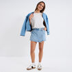 T-shirt sans manches blanc femme
