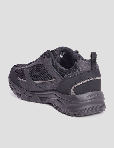 Baskets running mémoire forme Skechers noir homme