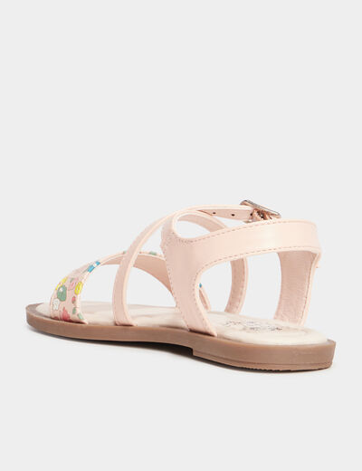 Sandales rose clair fille