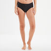 Culotte effet gainant microfibre noir femme