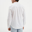 Chemise droite repassage facile blanc homme