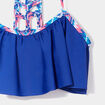 Maillot de bain 2 pièces bleu fille