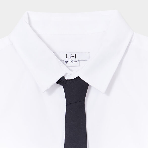 chemise manches courtes blanc garcon Chemise manches courtes blanc garçon