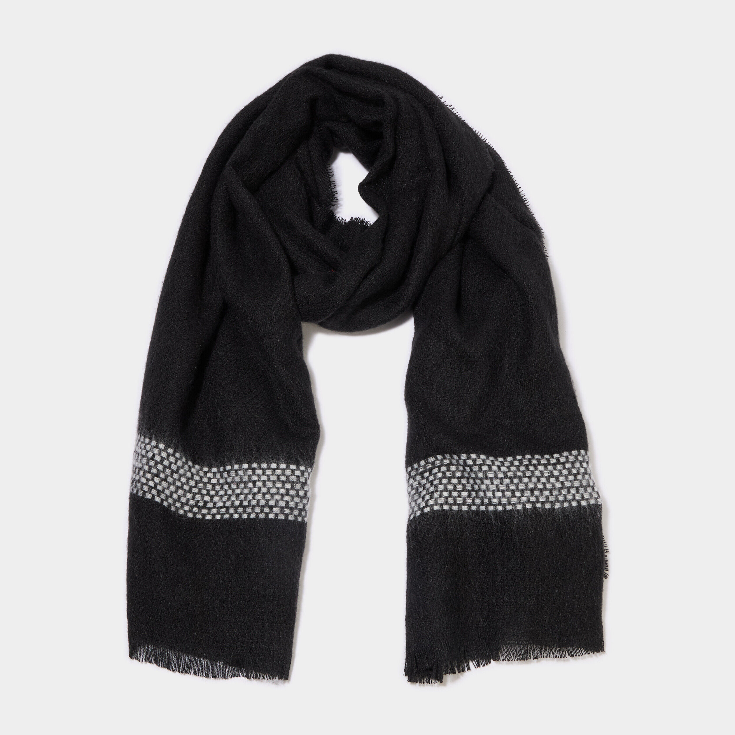 Écharpe noir homme LH