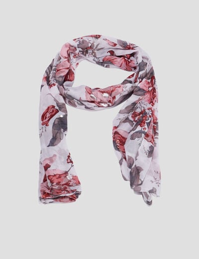 Foulard ecru femme