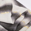 Foulard &agrave; franges courtes taupe femme