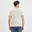 Polo jersey droit manches courtes coton beige homme