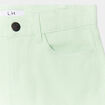 Short ajusté en twill vert clair fille