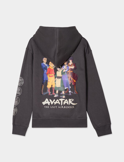Sweat hoodie 1 poche à capuche Avatar gris foncé garçon