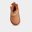 Bottines avec noeuds Creeks camel bébé fille