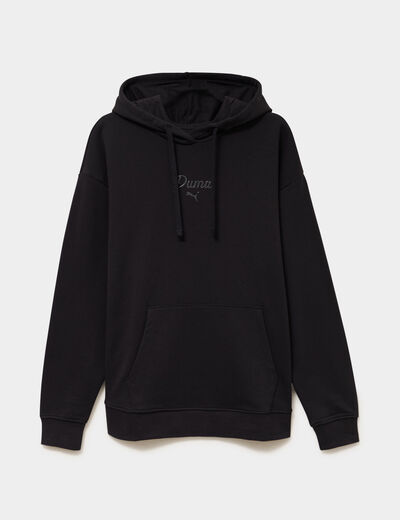 Sweat hoodie 1 poche &agrave; capuche Puma noir femme