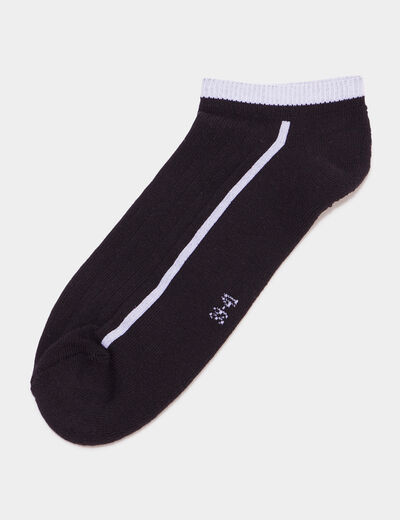 Lot 5 paires chaussettes noir femme