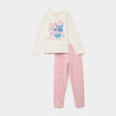 Ensemble pyjama pantalon t-shirt Stitch rose fille