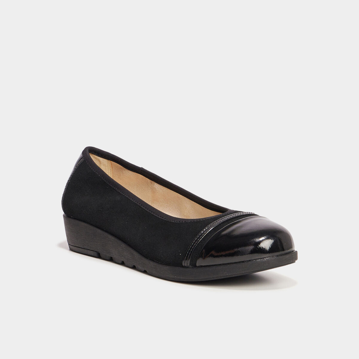 Chaussures Beacon En Cuir Noir - Talon Bas - Taille 7 US Femme - Occasion Très Bon état