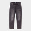 Jean stretch jogger taille &eacute;lastiqu&eacute;e denim gris gar&ccedil;on