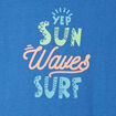 T-shirt à manches courtes bleu garçon