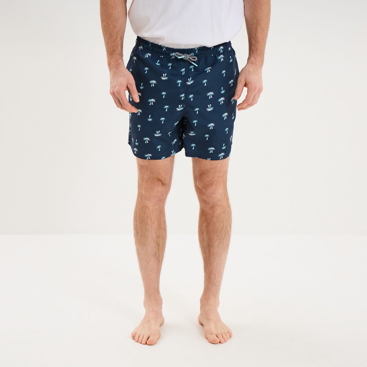 Short de bain bleu marine homme