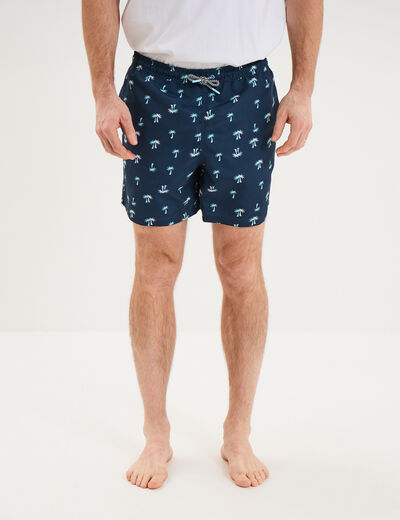 Short de bain bleu marine homme