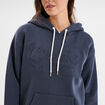 Sweat &agrave; capuche hoodie bleu fonc&eacute; femme