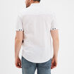Chemise manches courtes &agrave; poches Liberto blanc homme