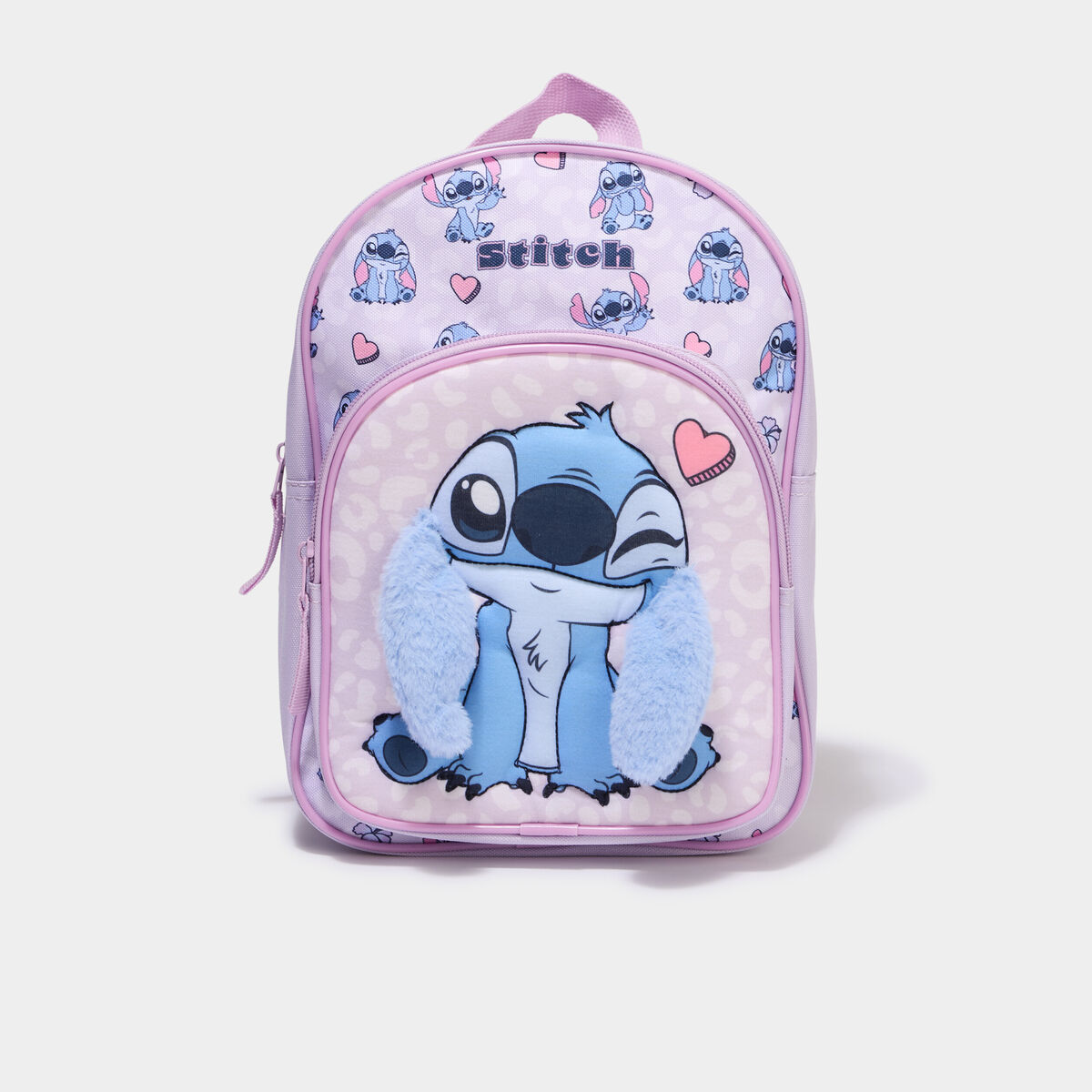 Sac &agrave; dos Stitch bretelles ajustables parme fille