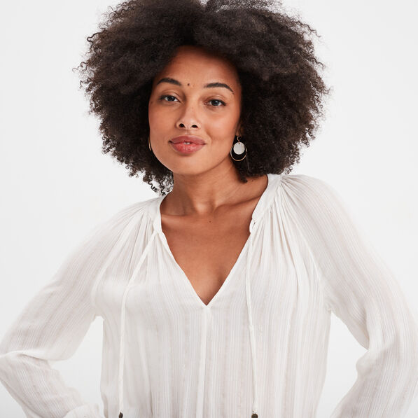 blouse cordons au col liberto blanc femme Blouse cordons au col Liberto blanc femme