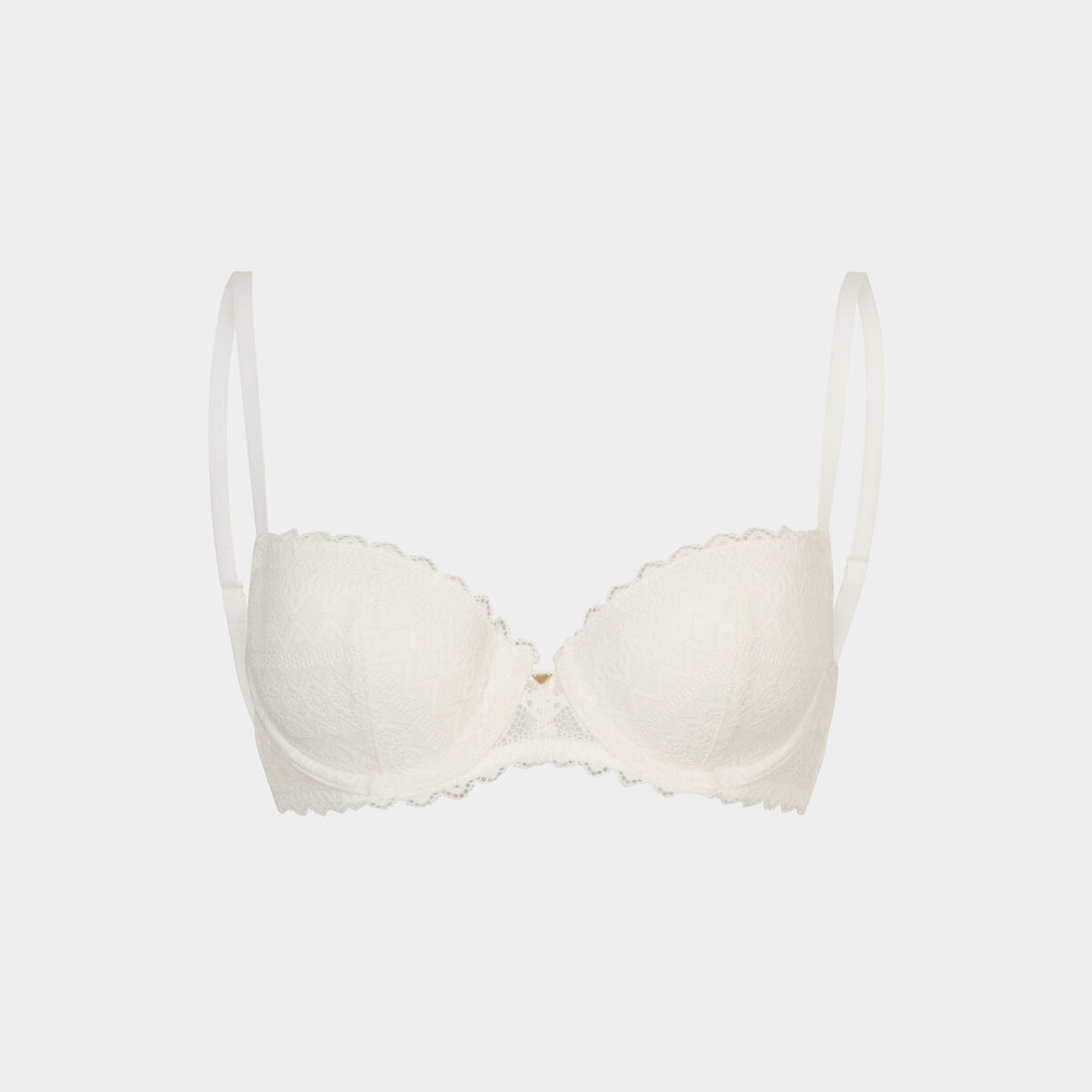 Soutien-gorge corbeille dentelle blanc femme