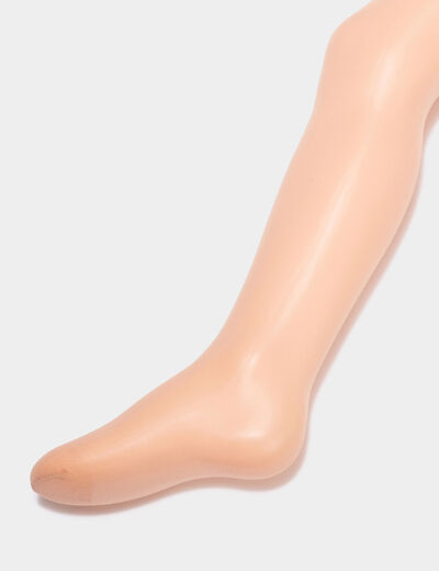 Lot 2 paires collants beige fille