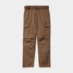 Pantalon cargo 2-en-1 modulable bermuda marron fonc&eacute; homme