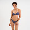 Soutien-gorge emboîtant dentelle bleu gris femme