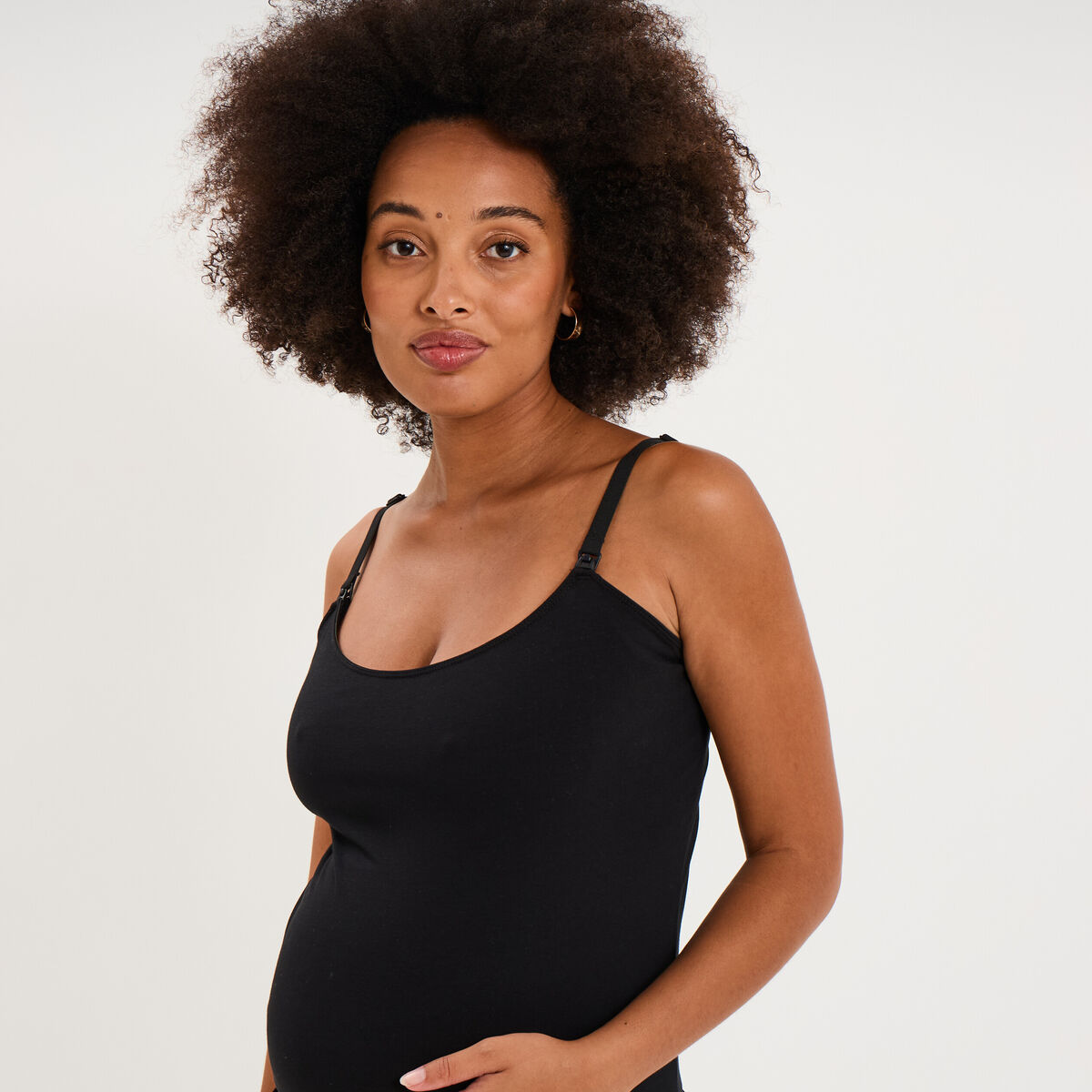 D&eacute;bardeur allaitement brassi&egrave;re int&eacute;gr&eacute;e noir femme maternit&eacute;