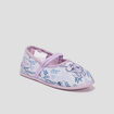 Chaussons ballerines Bambi mauve fille