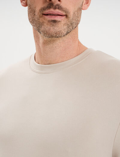 T-shirt chaud technique manches longues gris clair homme