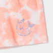 Lot 2 shorts coton élastiqués avec noeud orange bébé fille