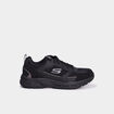 Baskets running m&eacute;moire forme Skechers noir homme