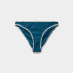 Bas de maillot de bain bleu p&eacute;trole femme
