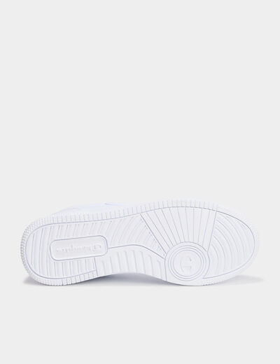 Tennis basses à lacets Champion blanc femme