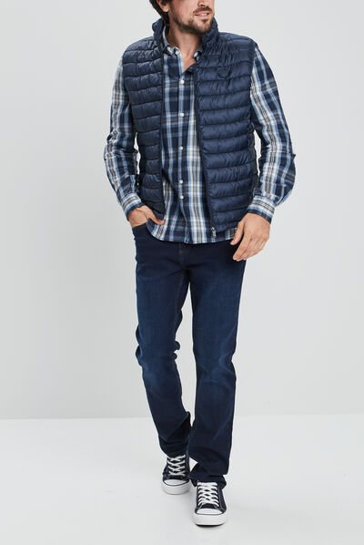 Jeans regular denim brut homme