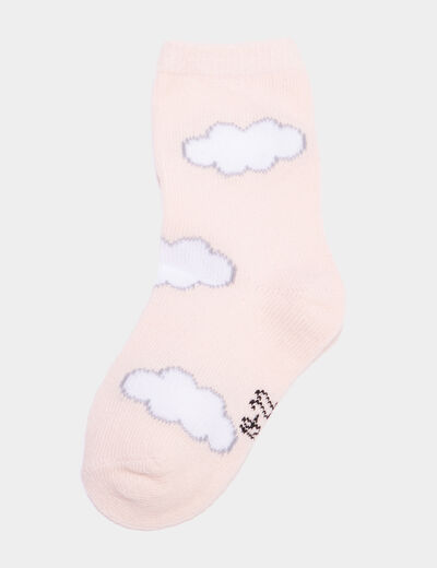 Lot de 5 paires chaussettes rose bébé fille